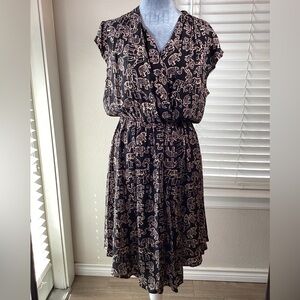 Anthropologie Maeve Faux Wrap Dress Size M
